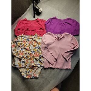 Lot of Four Long Sleeve Size 2T Tops Fit For A Princess‎ Sping/Fall/Winter